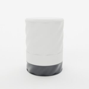 Cartridge case with screw cover, Twist style, two-tone