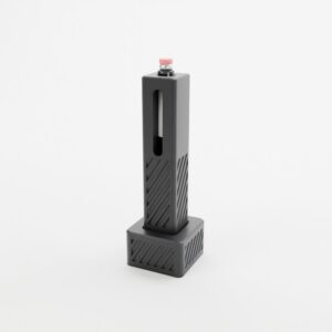 Cartridge purge tower on its base, Twist style, black